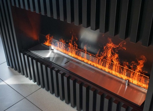 Электроочаг Schönes Feuer 3D FireLine 800 со стальной крышкой в Красноярске