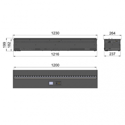 Электроочаг Schönes Feuer 3D FireLine 1200 RGB в Красноярске