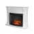 Каминокомплект InterFlame Мюнхен (белый дуб с патиной)+Panoramic 33 Quartz в Красноярске