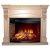 Каминокомплект InterFlame Мюнхен (дуб)+Panoramic 33 Quartz в Красноярске