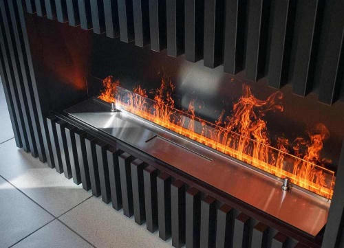 Электроочаг Schönes Feuer 3D FireLine 1000 со стальной крышкой в Красноярске