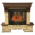 Каминокомплект InterFlame Экстер Rock Beige/Black (темный дуб)+Panoramic 25 в Красноярске