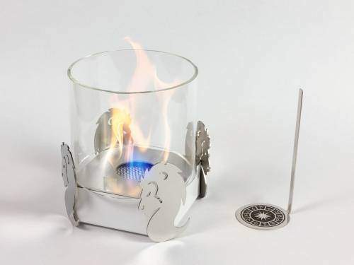 Настольный биокамин Lux Fire "Лев" Белый Lux fire