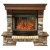 Каминокомплект InterFlame Экстер Rock Beige/Black (темный дуб)+Panoramic 25 в Красноярске